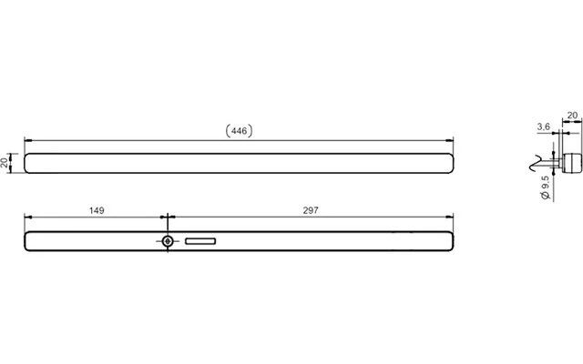 Jokon ZHBL 40s LED Luce Ausiliaria Del Freno 12 V / 3 W / 31 X 2 Cm 3 Jokon ZHBL 40s LED Luce Ausiliaria Del Freno 12 V / 3 W / 31 X 2 Cm