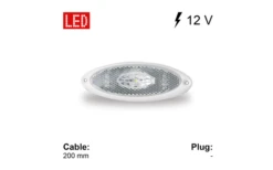 Jokon PLR 2010 Luce D'ingombro 12 V Telaio Bianco