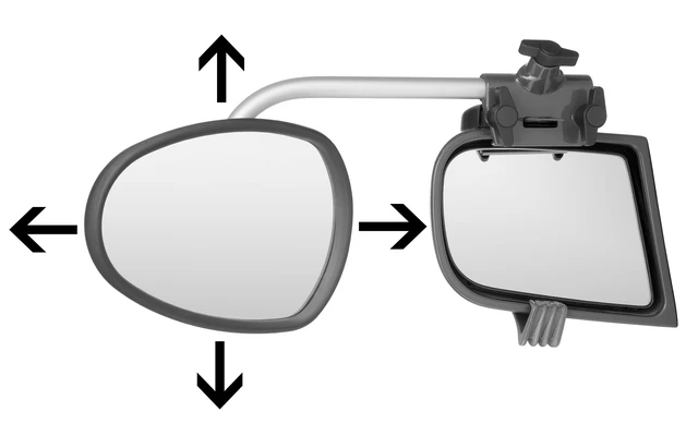 Repusel Alufor Caravan Mirror 1 Coppia Braccio Corto Vetro Piatto 1 Coppia 6 Repusel Alufor Caravan Mirror 1 Coppia Braccio Corto Vetro Piatto 1 Coppia - immagine 4