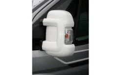 Milenco Protettore Di Specchio A Braccio Lungo Coppia Bianco