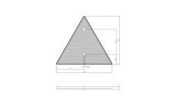 Riflettore Triangolare Jokon DR 107 -Fiamma Shop 671874 4585764