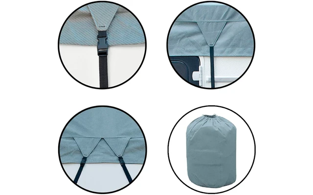 Cartrend Caravan Tetto Protezione Telone 5 X 3 M 9 Cartrend Caravan Tetto Protezione Telone 5 X 3 M - immagine 7